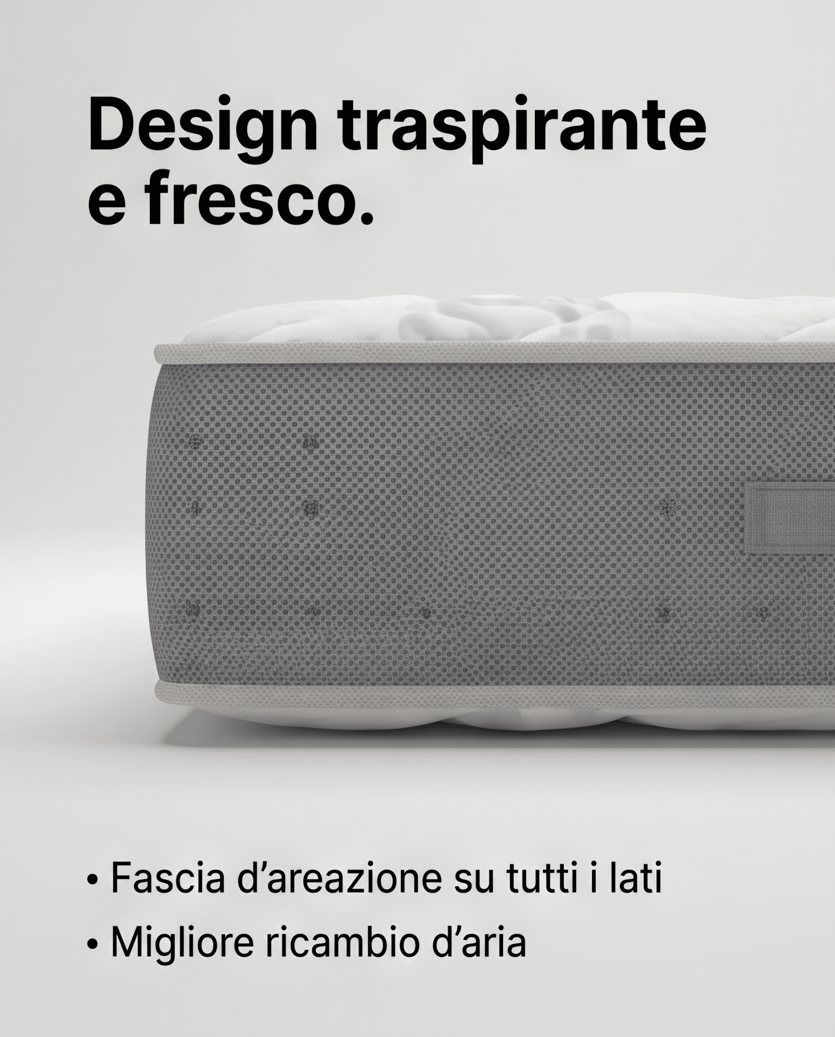 Materasso in memory alto 28 cm con tessuto anallergico Traspirante e fresco - CATERINA H28 - 80x190 Singolo standard - JoyShop Materassi