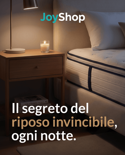 Materasso king size a molle insacchettate più Topper in memory removibile H35 cm - GIOVE - 80x190 Singolo standard - JoyShop Materassi
