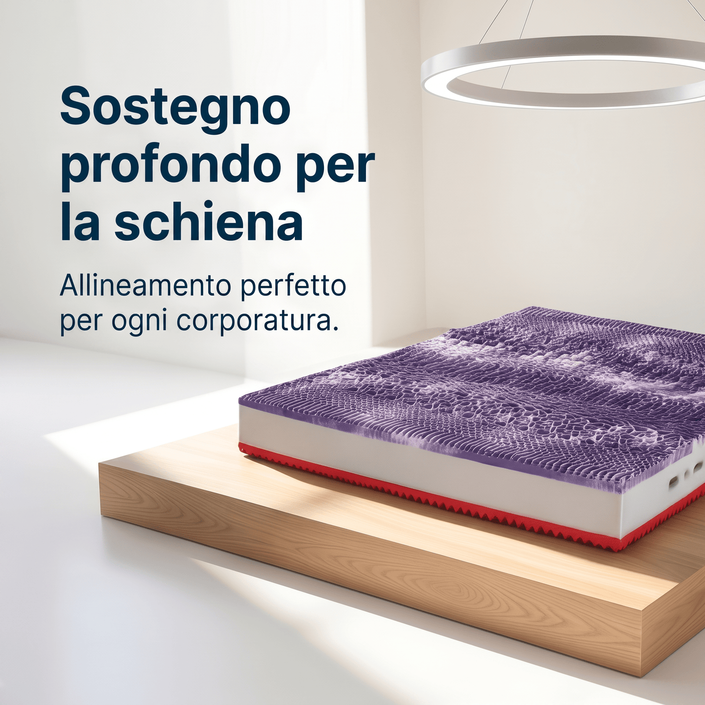 Materasso Memory Ceramica Anatomico e Tessuto in fibra d'argento H24 cm - Memory Ceramic - 80x190 Singolo standard - JoyShop Materassi