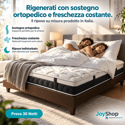 Materasso Memory Gel PolarGel – 7 Zone, 25 cm, Antistatico | RIGENERA - JoyShop Materassi 2