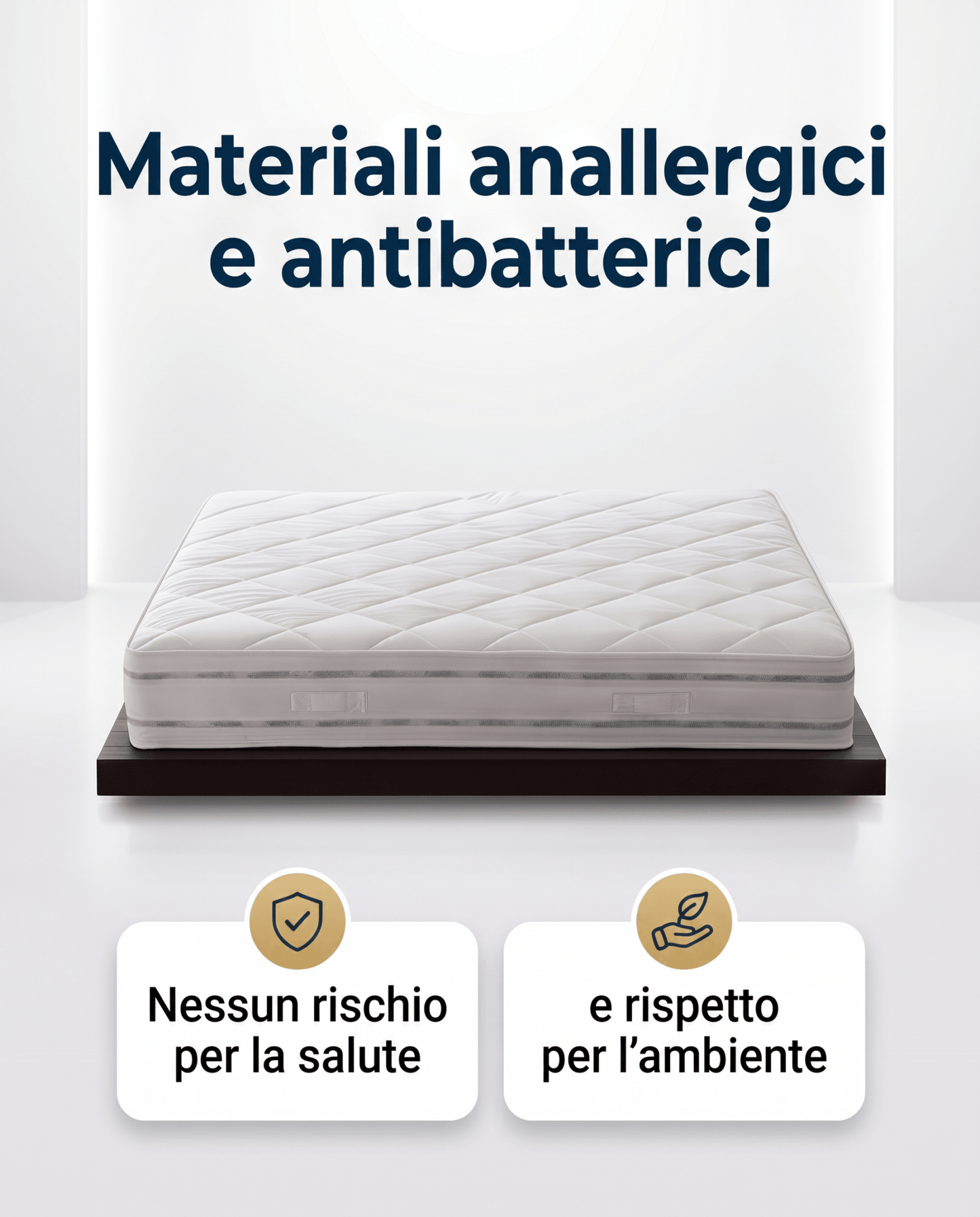 Materasso Modulare Espanso Modello Divano Letto Ignifugo Certificato Classe 1 IM H14 cm - 80x190 Singolo standard - JoyShop Materassi