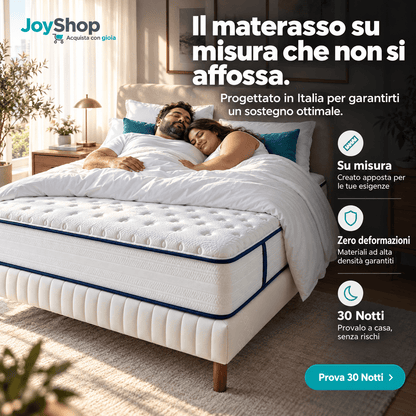 Materasso Molle Insacchettate con Topper Memory Removibile – 35 cm | GIOVE - JoyShop Materassi 2