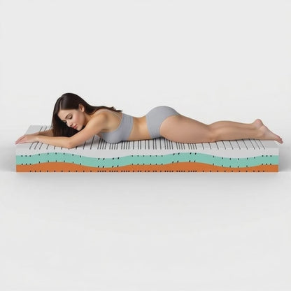 Materasso con 5 cm di Memory H27 Anatomico Multionda- ONDA MEMORY