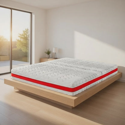 Materasso Memory Ceramica Anatomico e Tessuto in fibra d'argento H24 cm - Memory Ceramic