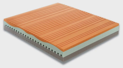 Materasso Memory alla Soia H24 Ortopedico Multionda Tessuto LINO e 3D- SOYA MEMORY