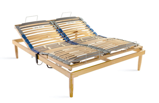 Rete a Doghe in Legno ad Alzata Unica Rinforzata – Fissa, Manuale, Elettrica | ORIONE 2- JoyShop Materassi