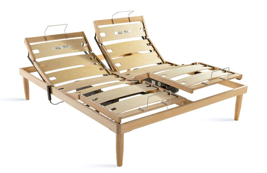 Rete a Doghe in Legno Alzate Separate Heavy Duty – Fissa, Manuale, Elettrica | PERSEO XL - JoyShop Materassi 2