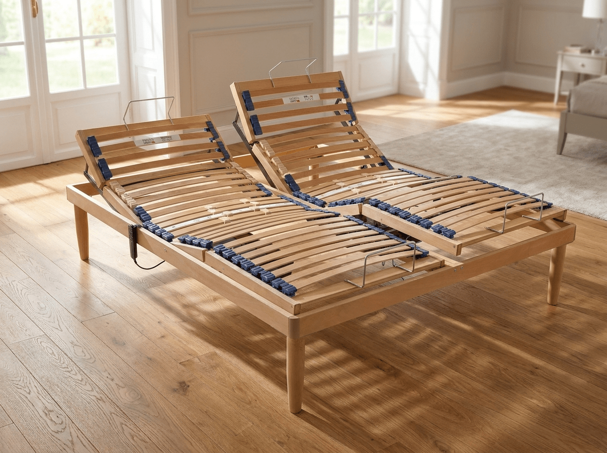 Rete a Doghe in Legno Alzate Separate Top di Gamma – Fissa, Manuale, Elettrica | ATLAS - JoyShop Materassi 1