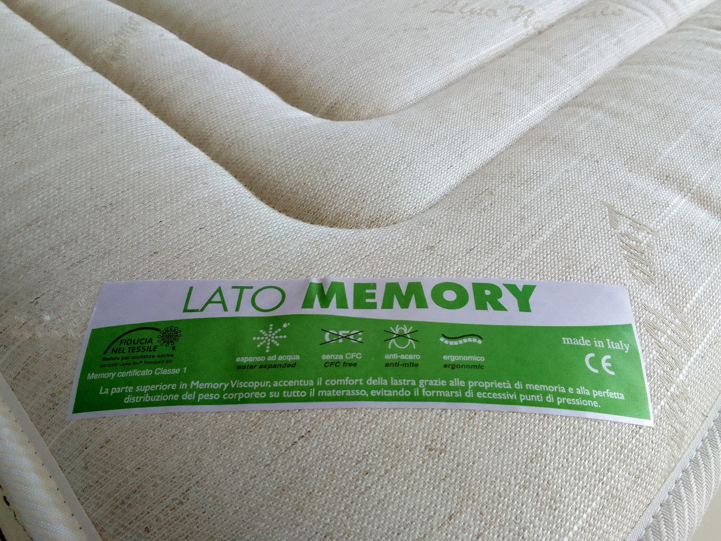 H24 Orthopedic Multi-wave Soy Memory Mattress, Linen and 3D Fabric - SOYA MEMORY