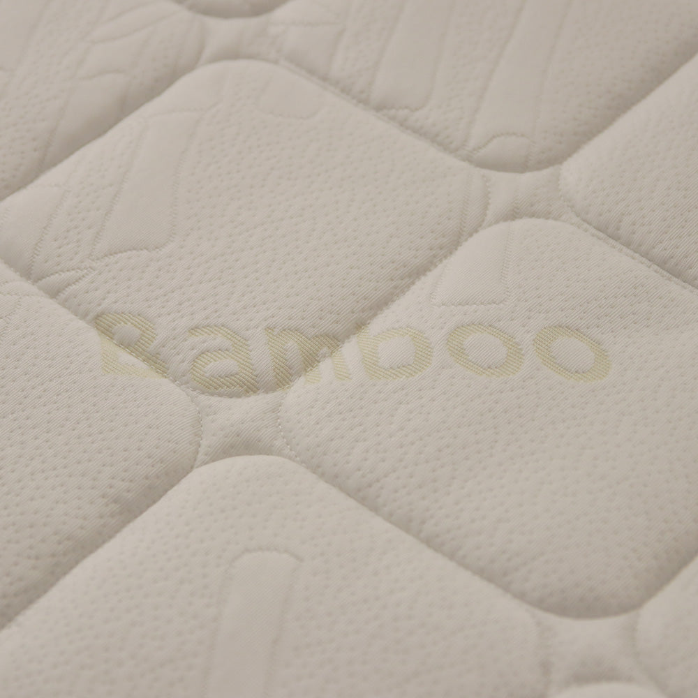 Removable Bamboo Mattress Topper in Natural Latex, 5 cm high