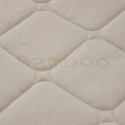 Removable Bamboo Mattress Topper in Natural Latex, 5 cm high