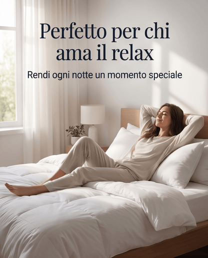 Topper correggi materasso termoregolatore in piuma oca 20% Piumino 80% Piumetta 600 GR/MQ 160x200 cm - 160x200 - JoyShop Materassi