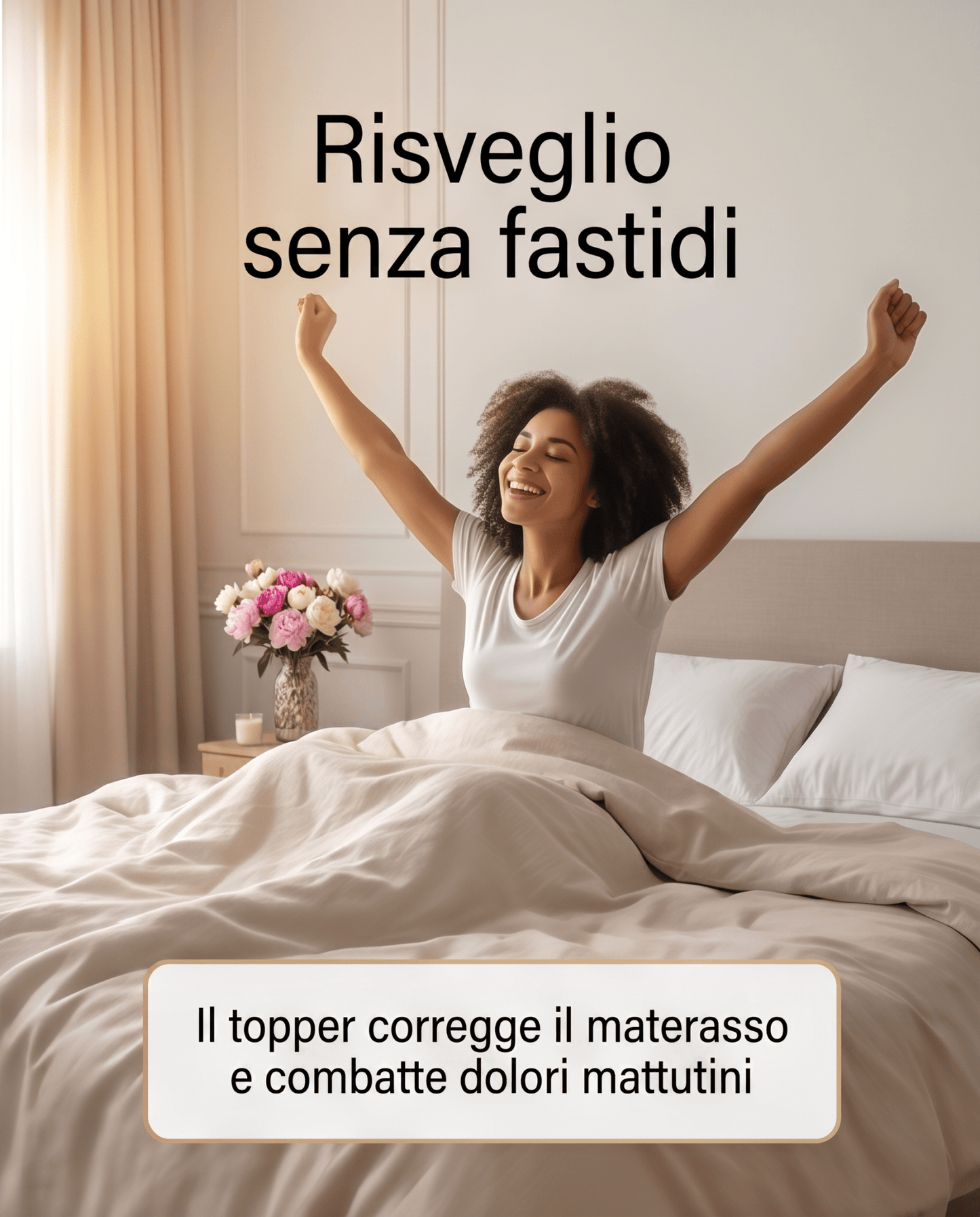 Topper Memory Foam – Correttore Anallergico, 10 cm, Sfoderabile Lavabile - JoyShop Materassi 4