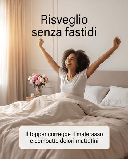 Topper Memory Foam – Correttore Anallergico, 10 cm, Sfoderabile Lavabile - JoyShop Materassi 4
