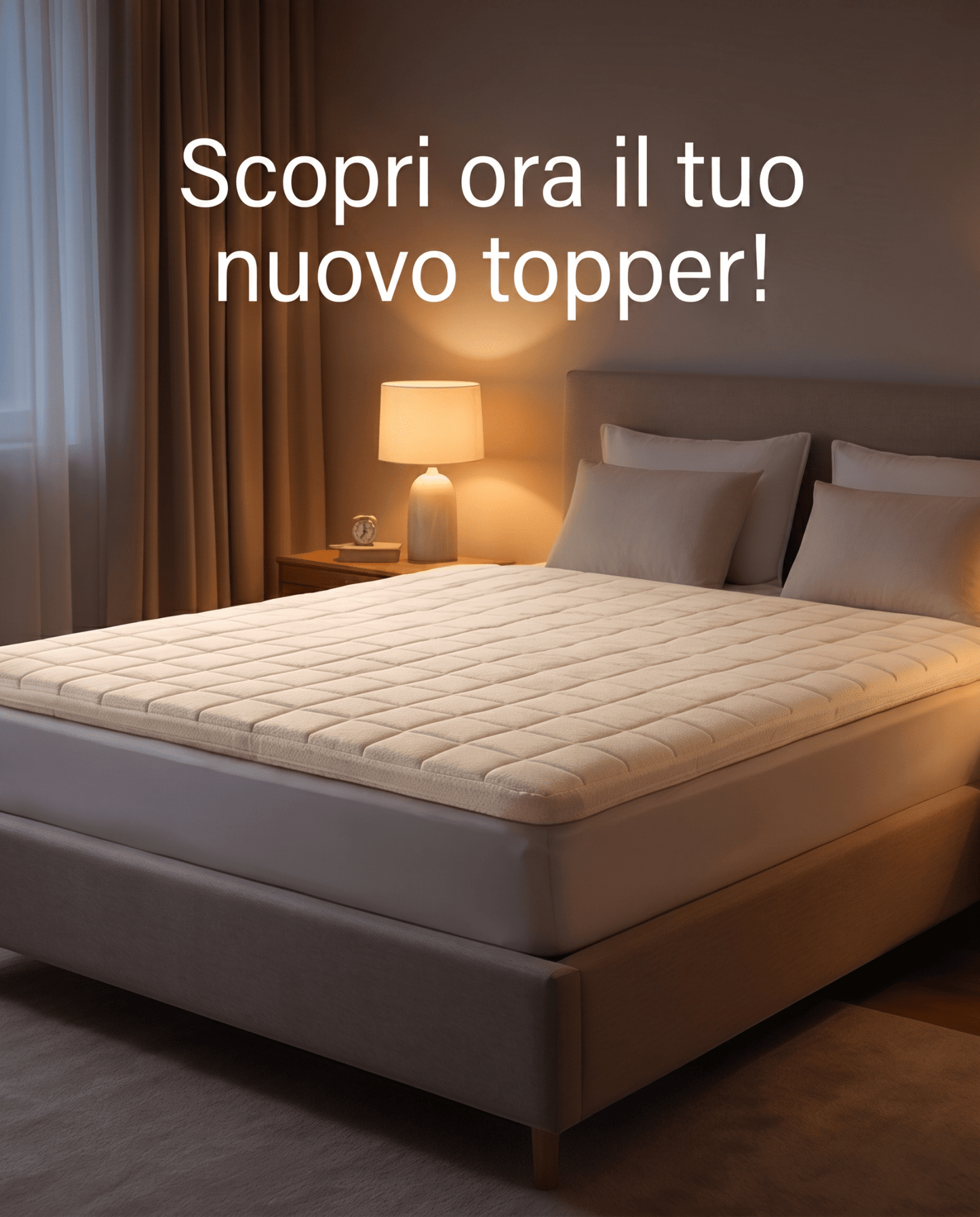 Topper Memory Foam – Correttore Anallergico, 10 cm, Sfoderabile Lavabile - JoyShop Materassi 3